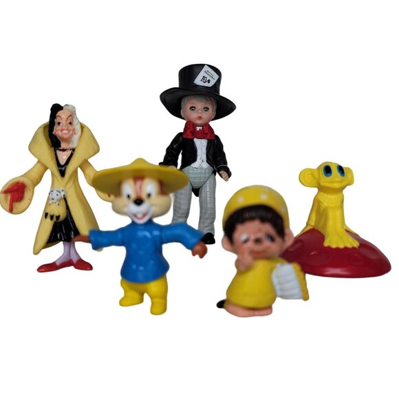 Madame Alexander Cruella De Vil Mcdonald Vintage Disney, Warner Bros, madam alexander Figurines toy lot cruela devil